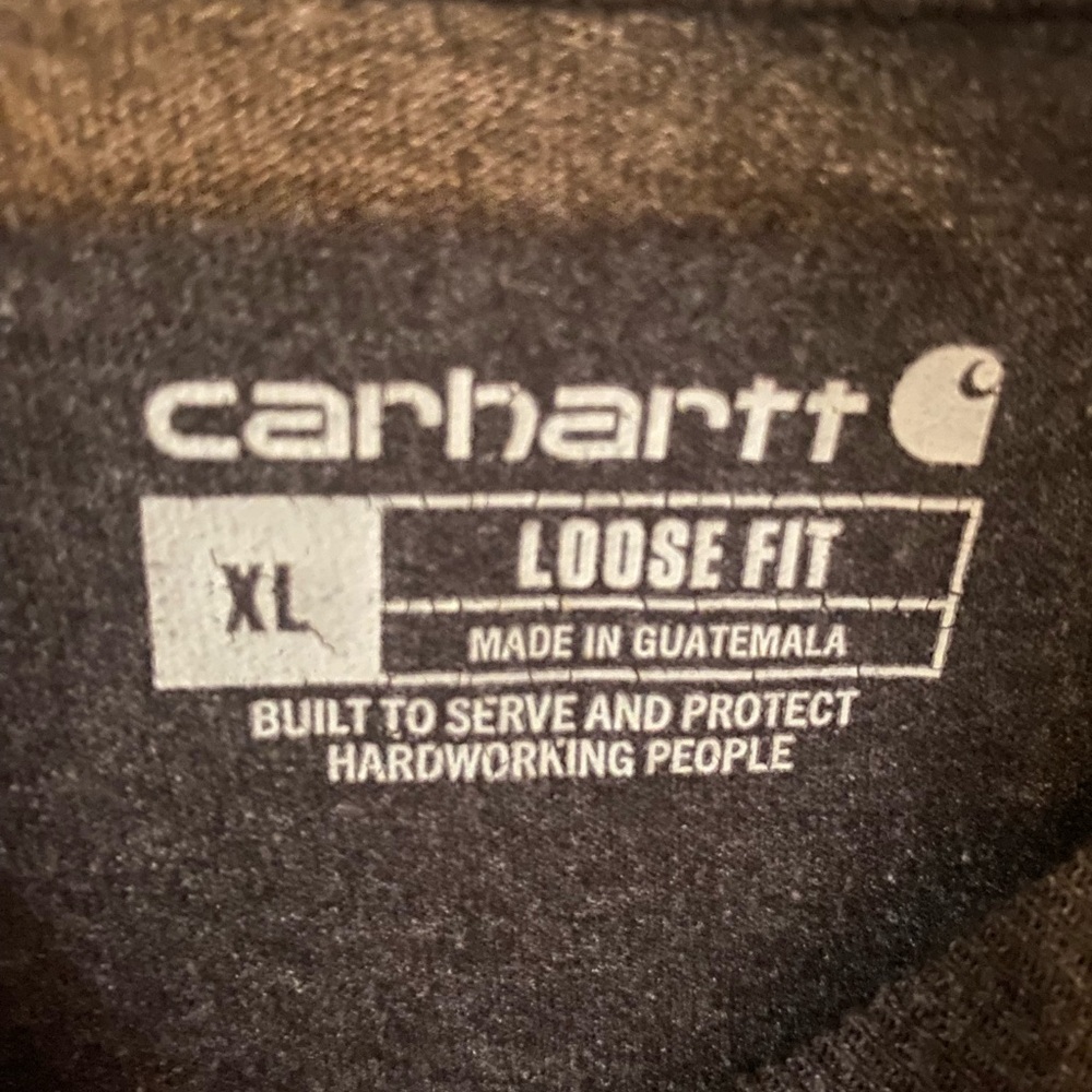 Carhartt Black Loose Fit Tee XL